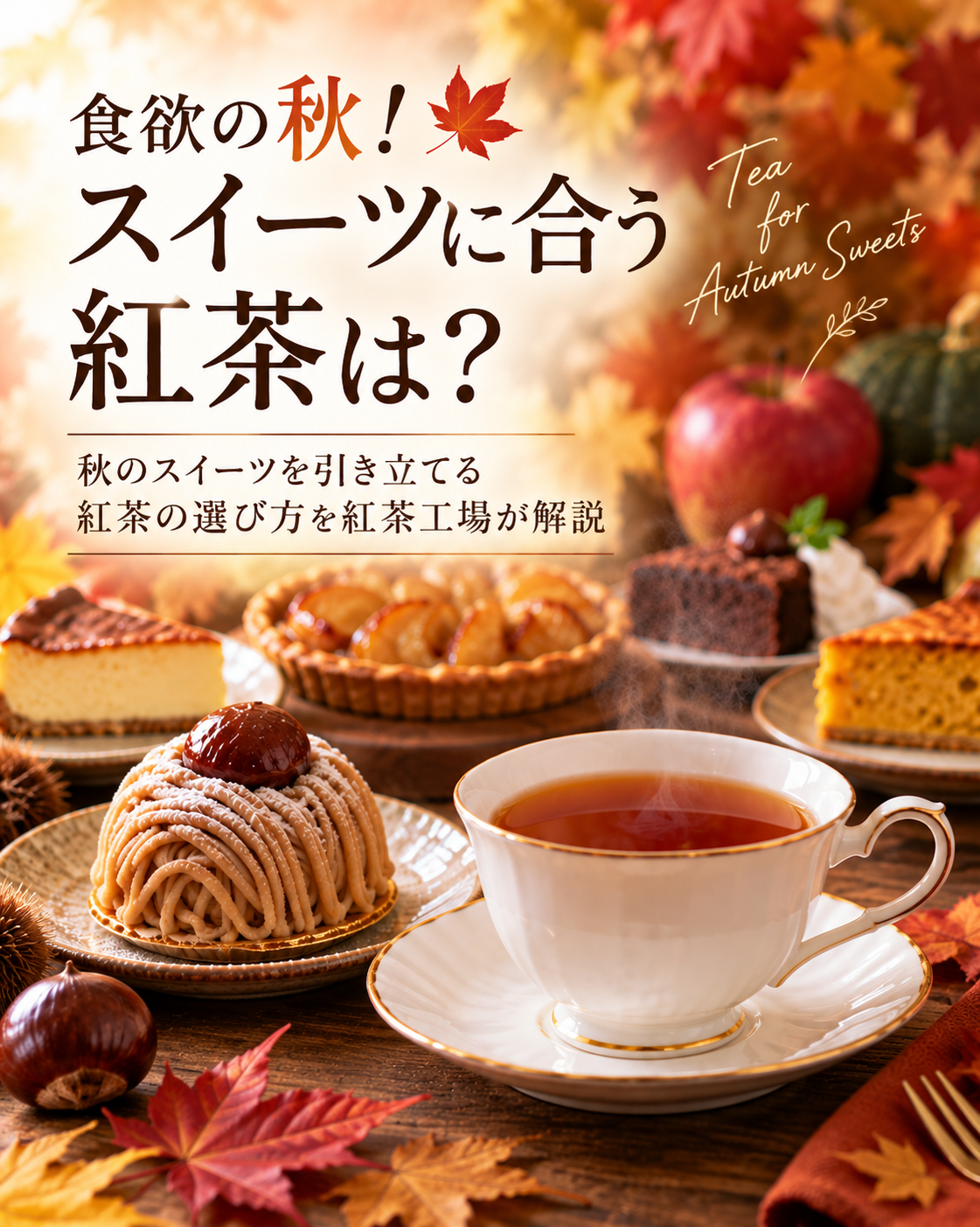 秋になると、栗やさつまいも、かぼちゃ、りんごなど、季節の食材を使ったスイーツがお店に並び始めます。 モンブラン、スイートポテト、栗のタルト、アップルパイ、かぼちゃのケーキ、チーズケーキ、チョコレート系のスイーツ、バターを [&hellip;]